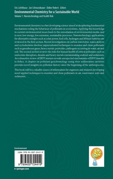 Produktbild: Environmental Chemistry for a Sustainable World