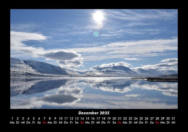 Produktbild: Landschaftskalender 2025 Fotokalender DIN A3