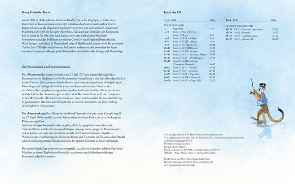 Produktbild: Feuerwerks- und Wassermusik (Das musikalische Bilderbuch mit CD und zum Streamen)