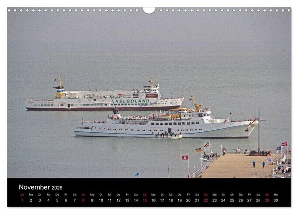 Produktbild: Helgoland - idyllische Nordseeinsel (Wandkalender 2026 DIN A3 quer), CALVENDO Monatskalender