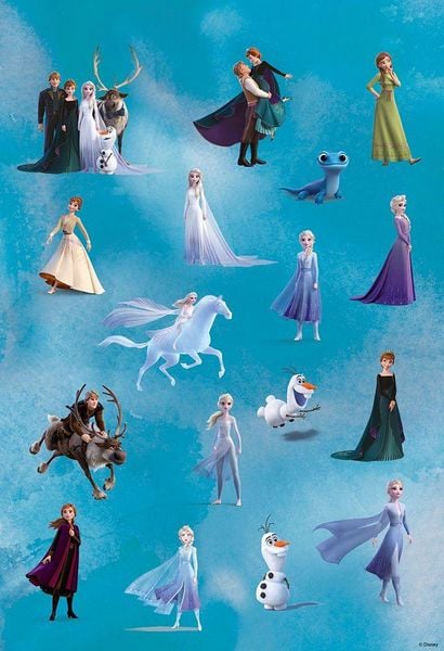Produktbild: Disney Die Eisk&ouml;nigin: Stickern und Malen mit Elsa und Anna