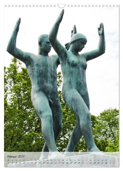 Produktbild: Vigeland (Wandkalender 2027 DIN A3 hoch), CALVENDO Monatskalender