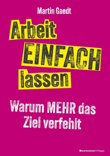 Produktbild: Arbeit EINFACH lassen