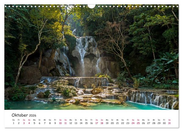 Produktbild: Laos - Im Herzen Indochinas (Wandkalender 2026 DIN A3 quer), CALVENDO Monatskalender
