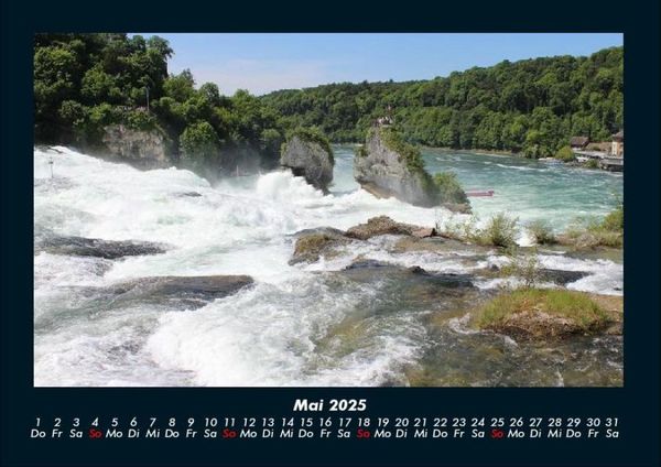 Produktbild: Wasserf&auml;lle 2025 Fotokalender DIN A4