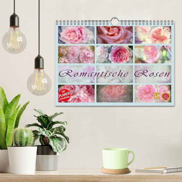 Produktbild: Romantische Rosen (Wandkalender 2026 DIN A4 quer), CALVENDO Monatskalender