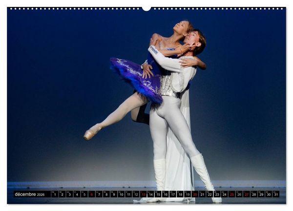 Produktbild: Vaganova, ballet imp&eacute;rial (Calendrier mural 2026 DIN A2 vertical) calendrier de bureau