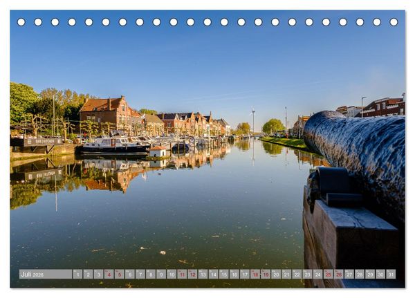 Produktbild: Ein Blick auf Terneuzen (Tischkalender 2026 DIN A5 quer), CALVENDO Monatskalender