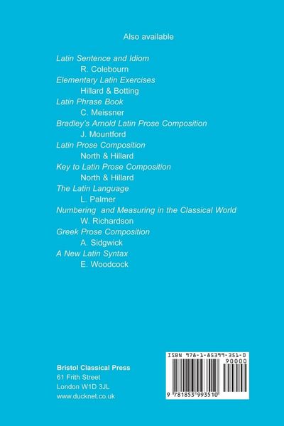 Produktbild: Advanced Level Latin Prose Composition