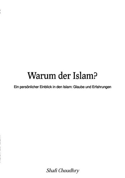 Produktbild: Warum der Islam?