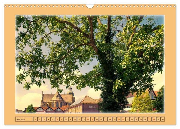 Produktbild: Gr&uuml;ne Welt DAMME (Wandkalender 2026 DIN A3 quer), CALVENDO Monatskalender