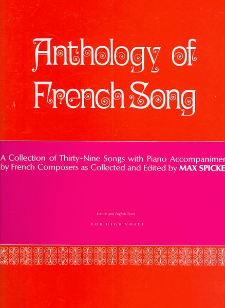 Produktbild: Anthology of Modern French Song (39 Songs)