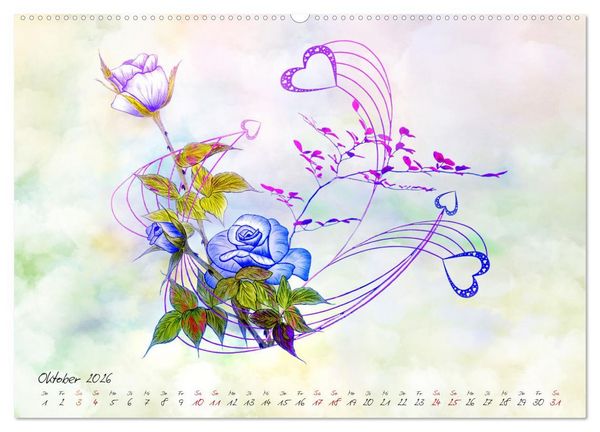 Produktbild: Zauberhaftes Ikebana (Wandkalender 2026 DIN A2 quer), CALVENDO Monatskalender
