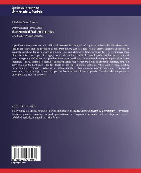 Produktbild: Mathematical Problem Factories
