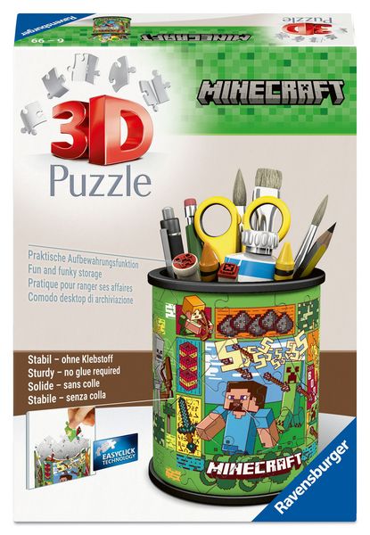 3D Puzzle - Stiftehalter Minecraft
