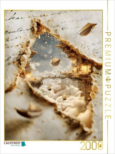"CALVENDO Puzzle Ein Motiv aus dem Kalender ""Das Flüstern dahinter"" | 2000 Teile Lege-Größe 90x67cm Foto-Puzzle für glückliche Stunden"