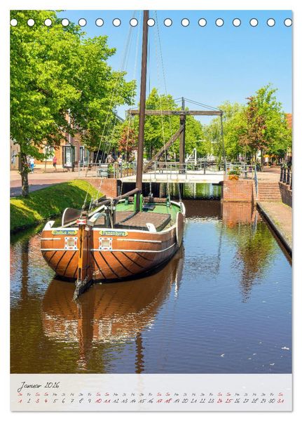 Produktbild: Papenburg. L&auml;ngste Fehnkolonie Deutschlands (Tischkalender 2026 DIN A5 hoch), CALVENDO Monatskalender