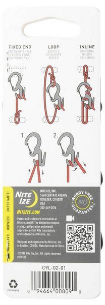 Produktbild: NITE Ize NI-C9L-02-01 Karabiner Figure9 Large 116mm x 56mm x 13mm 1St.