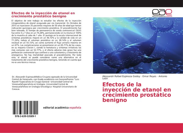 Produktbild: Efectos de la inyecci&oacute;n de etanol en crecimiento prost&aacute;tico benigno