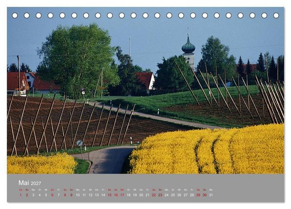 Produktbild: Hallertau (Tischkalender 2027 DIN A5 quer), CALVENDO Monatskalender