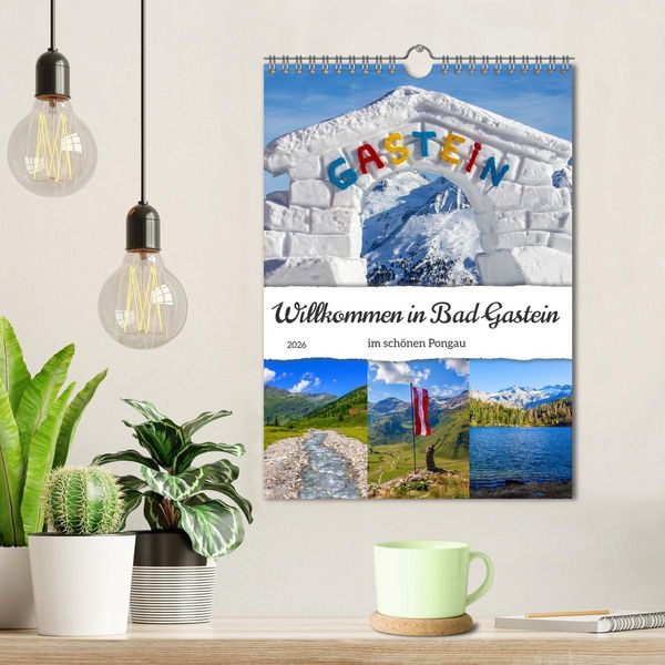 Produktbild: Willkommen in Bad Gastein (Wandkalender 2026 DIN A4 hoch), CALVENDO Monatskalender