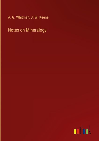 Produktbild: Notes on Mineralogy