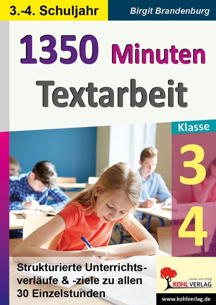 Produktbild: 1350 Minuten Textarbeit / Klasse 3-4