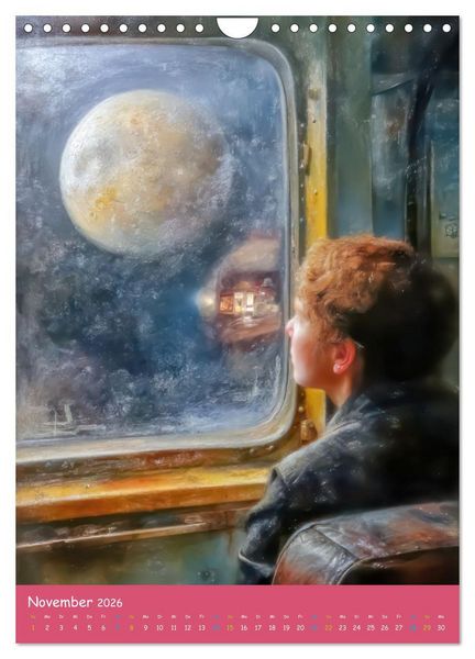 Produktbild: Vollmond - Im Bann des Vollmonds (Wandkalender 2026 DIN A4 hoch), CALVENDO Monatskalender