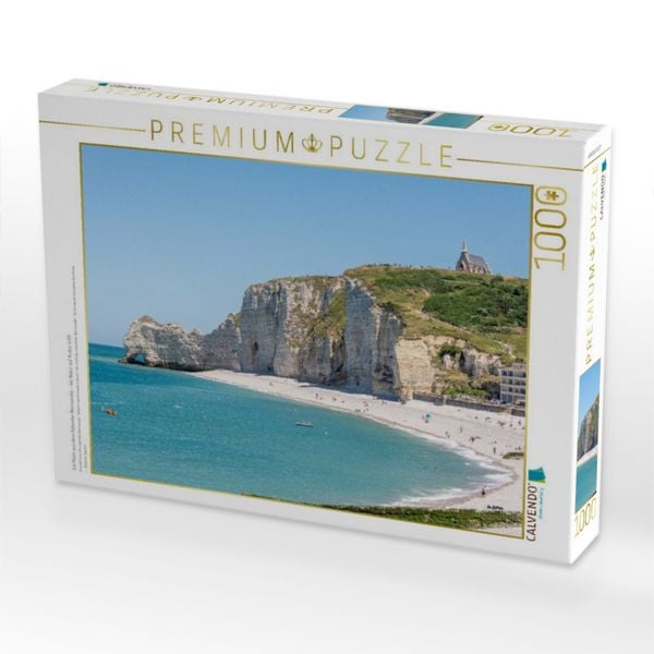 Produktbild: CALVENDO Puzzle Ein Motiv aus dem Kalender Normandie - Wo Natur auf Kultur trifft | 1000 Teile Lege-Gr&ouml;&szlig;e 64x48cm Foto-Puzzle f&uuml;r gl&uuml;ckliche Stunden