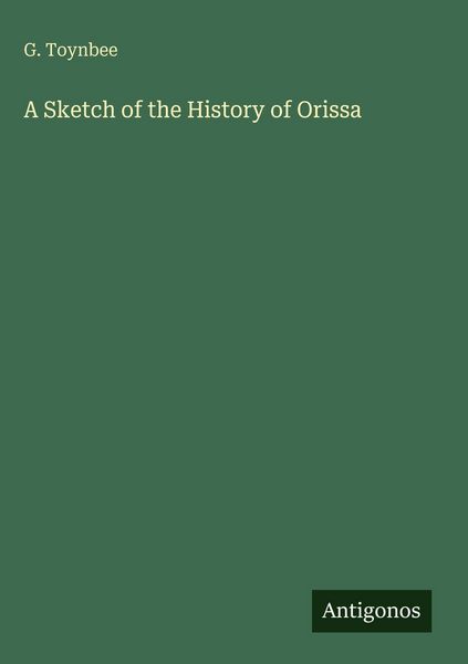 Produktbild: A Sketch of the History of Orissa