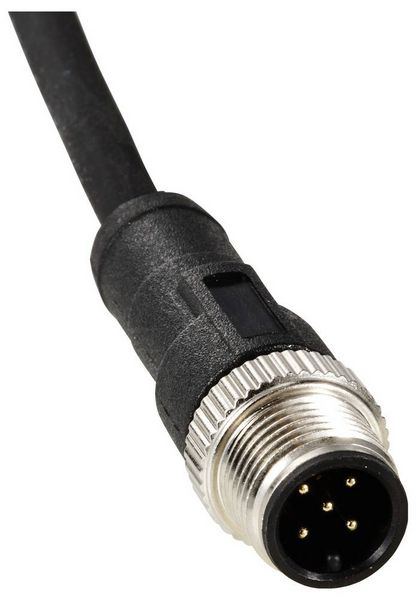Produktbild: TRU COMPONENTS TC-12833180 Sensor-/Aktor-Anschlussleitung M12 Stecker, gerade 10 m Polzahl Sensoren: 5 1 St.