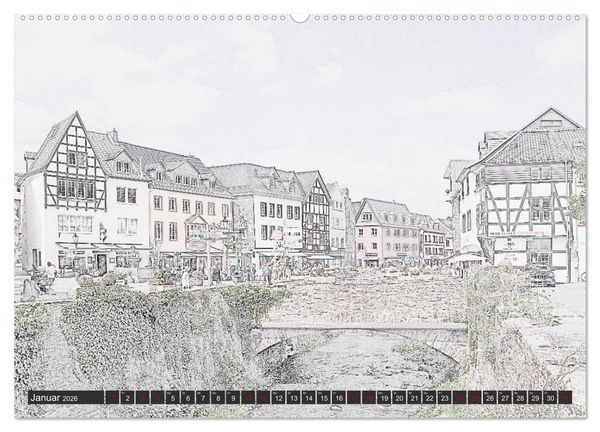 Produktbild: MAL-TOUR Deutschland (Wandkalender 2026 DIN A2 quer), CALVENDO Monatskalender