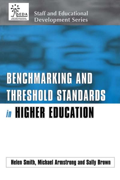 Produktbild: Benchmarking and Threshold Standards in Higher Education