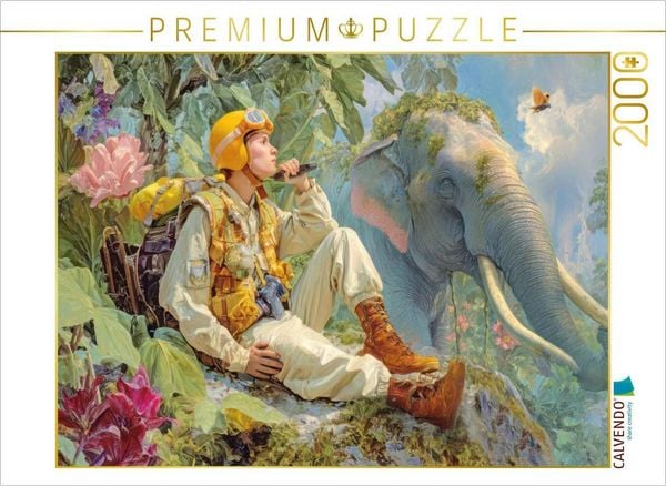CALVENDO Puzzle Dschungelentdecker | 2000 Teile Lege-Größe 90x67cm Foto-Puzzle für glückliche Stunden