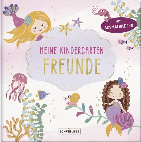 Produktbild: Kindergarten Freundebuch Meerjungfrau