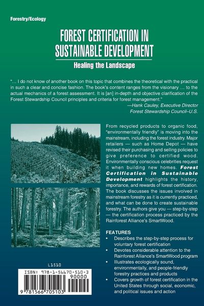 Produktbild: Forest Certification in Sustainable Development