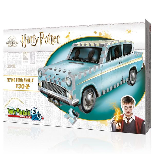 Produktbild: Flying Ford Anglia Harry Potter. 3D-PUZZLE (130 Teile)