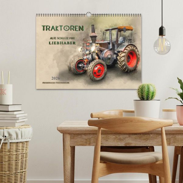 Produktbild: Traktoren - alte Sch&auml;tze f&uuml;r Liebhaber (Wandkalender 2026 DIN A3 quer), CALVENDO Monatskalender