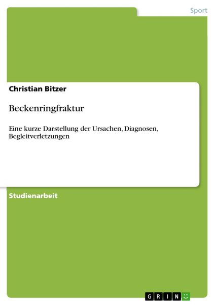 Produktbild: Beckenringfraktur