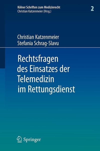 Produktbild: Rechtsfragen des Einsatzes der Telemedizin im Rettungsdienst