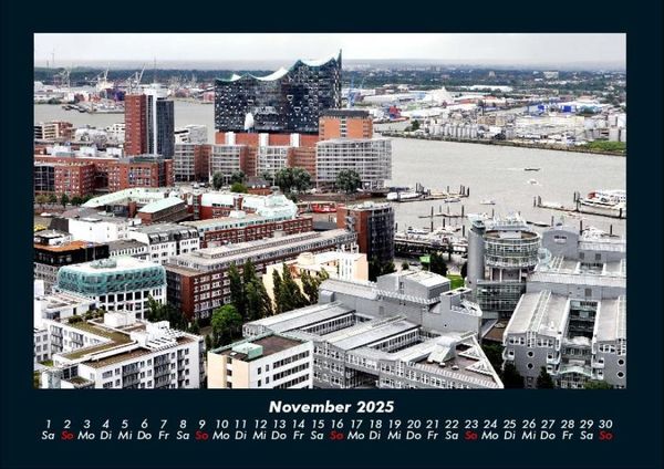 Produktbild: Hamburg 2025 Fotokalender DIN A4