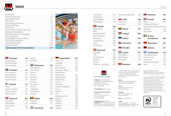 Produktbild: ACSI Campingf&uuml;hrer Europa 2026