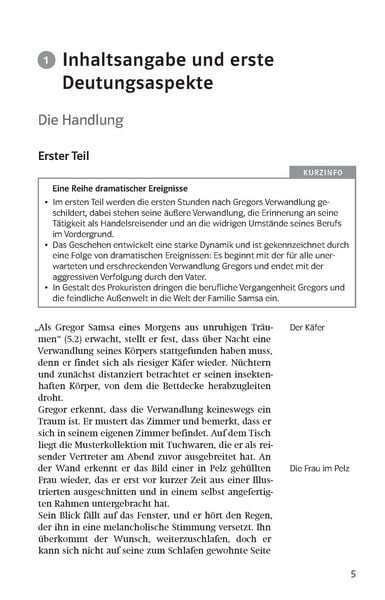 Produktbild: Lekt&uuml;rehilfen Franz Kafka, 'Die Verwandlung'. Interpretationshilfe f&uuml;r Oberstufe und Abitur