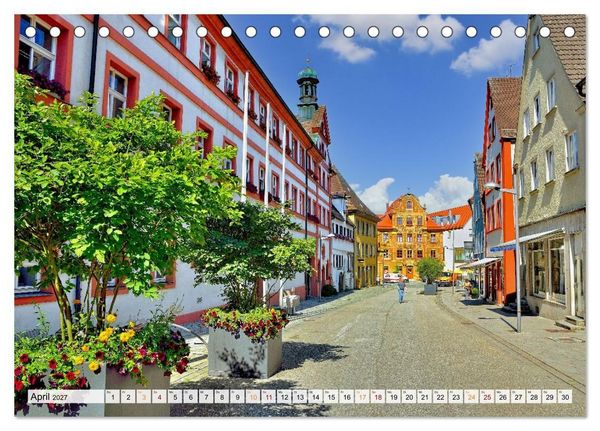 Produktbild: Ellwangen - Jagst im Ostalbkreis (Tischkalender 2027 DIN A5 quer), CALVENDO Monatskalender