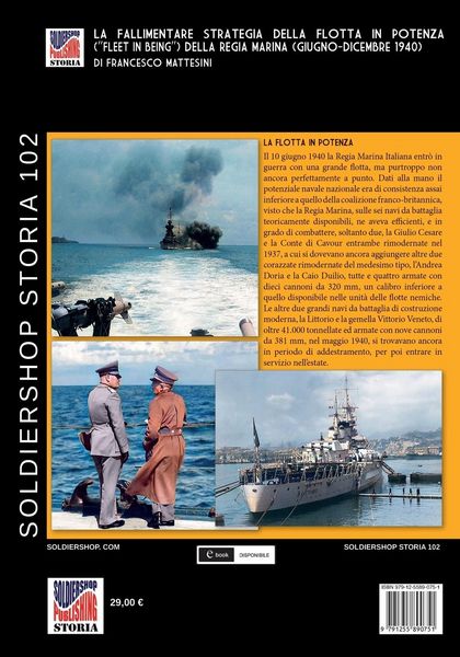 Produktbild: La fallimentare strategia della flotta in potenza (Fleet in being) della regia Marina (giugno-dicembre 1940)
