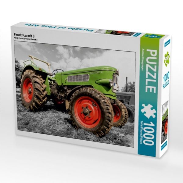 Puzzle 1000 Pezzi Fendt Favorit 3 – Trattori D'epoca In Bianco E Nero