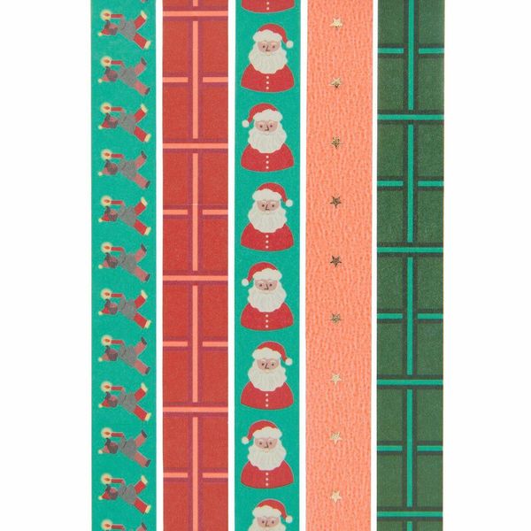 Produktbild: Tape Set Weihnachtsmarkt, Neon , 5 Stk.