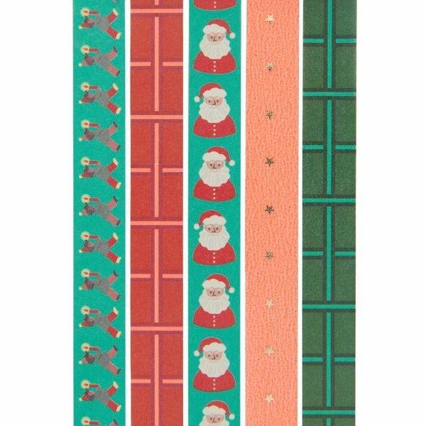 Produktbild: Tape Set Weihnachtsmarkt, Neon MIX, 5 Stk.