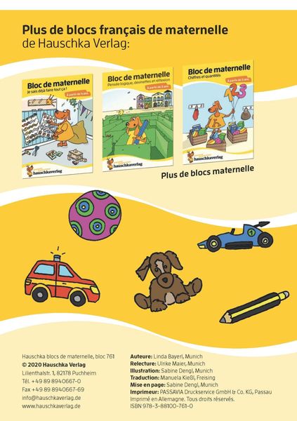 Bloc de maternelle à partir de 4 ans - Cahier d'activités pour les enfants 4 ans - Activités et Jeux educatifs maternelle