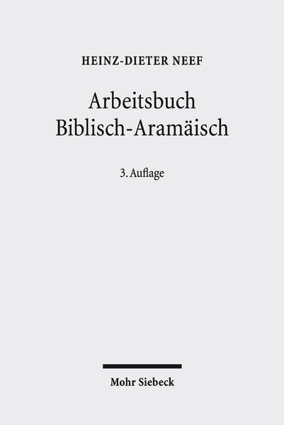 Produktbild: Arbeitsbuch Biblisch-Aram&auml;isch